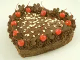 Recette Le gâteau au chocolat de valentine pour valentin