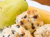 Recette Muffins aux poires, bananes, chocolat et cardamome