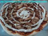 Recette Pizza orientale au kebab