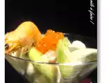Recette Cocktail crevettes avocat pamplemousse