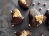 Recette Coeurs de ganache choco-cannelle et sésames