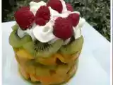 Recette Tartage exotique ananas-mangue-kiwis