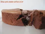 Recette Gâteau mousse chocolat confiture lait d'amandes