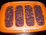 Recette Barres de céréales chocolat snack party tupperware