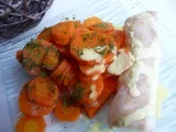 Recette Filet de cabillaud, carottes et crème au curry (au thermomix )