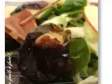 Recette Salade d'epinards aux pruneaux