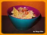 Recette Salade de riz knackis...