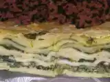 Recette Les lasagne aux épinards avec la pâte faite maison