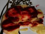 Recette Carpaccio d'ananas et son coulis de fruits rouges