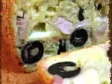 Recette Cake moelleux aux olives, jambon, raclette
