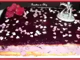 Recette Gâteau bavarois au cassis