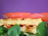 Recette Gaufres parmesan et saumon fumé