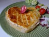 Recette Coeur feuilleté au crabe & avocat pour la saint valentin