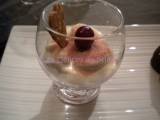 Recette Verrine de mascarpone aux griottines® et biscuits roses