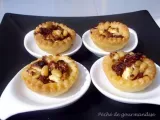 Recette Mini-tartelettes oignon, tomates séchées et feta