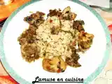 Recette Poulet mariné au soja, sauge et coriandre et quinoa au lait de coco