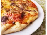 Recette Pizza napolitaine (mozzarella, anchois, tomate)