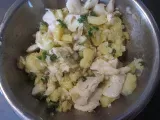 Recette Salade de morue aux pommes de terre.