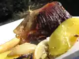 Recette Souris d'agneau caramélisée au miel et parfumée à la sauge