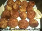 Recette Croquette de pomme de terre farci à la viande hachéé et panées