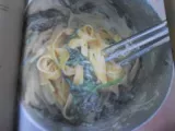Recette Tagliatelles aux épinards, mascarpone et parmesan