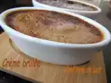 Recette Creme brulee a la confiture de lait
