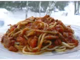 Recette Sauce spaghetti au pepperoni