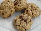 Recette Cookies aux flocons d'avoine... chocolat noisettes