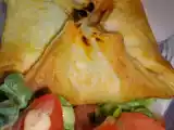 Recette Feuilletés parmesan, sauce tomate et poivrons