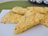Recette Scones à la farine de maïs, cheddar et jambon
