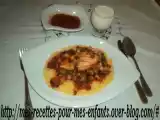 Recette Couscous de semoule de maïs au saumon !!