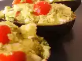 Recette Salade d'avocats, feta et tomates.