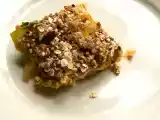 Recette Croustillant graines de sarrasin sur flan de légumes