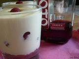 Recette Verrine de tiramisù framboises et biscuits roses de reims