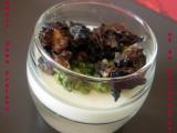 Recette Panna cotta parmesan, pesto & morilles