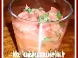 Recette Salade de pamplemousses roses à la menthe et à la grenadine
