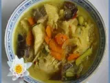 Recette Soupe de poisson au curry et lait de coco