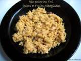 Recette Cuisine indienne : recette du riz pulao au thé, épices et fruits oléagineux