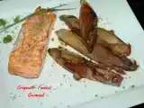 Recette Endives à la chicorée et saumon poêlé