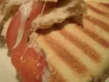 Recette Panini tomate-mozzarella.