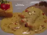 Recette Steak de canard, sauce au safran et riz