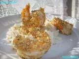 Recette Crevettes miel sésames et riz vermicelles