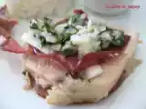 Recette Noisette d'espadon grillé au bacon, sauce chien