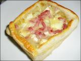 Recette Feuilletés lardons, oignons et brie