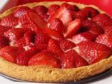 Recette Tarte de sable breton aux fraises et a la creme de citron