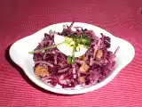 Recette Salade de chou rouge et de céleri rave.