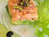 Recette Tartare de saumon à l'avocat et aux pistaches