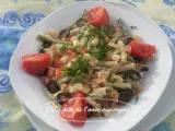 Recette Salade de pâtes et de haricots avec vinaigrette de thon