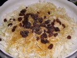 Recette Salade de chou blanc aux raisins secs