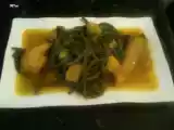 Recette Tagine marocaine aux poulet, haricots verts